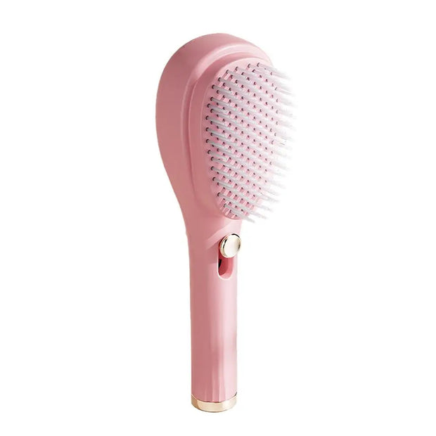 Brosse de massage télescopique autonettoyante