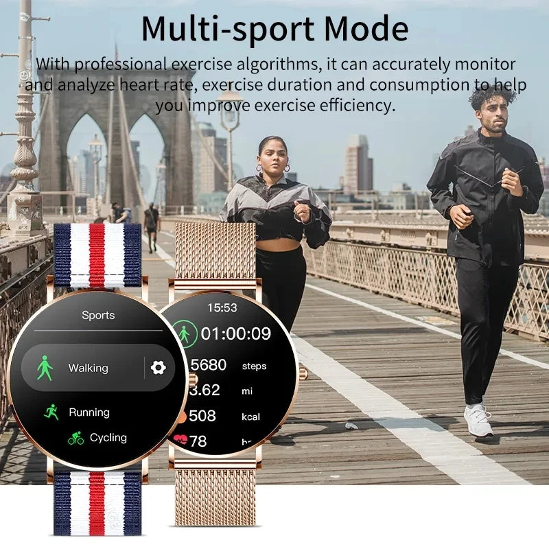 Montre connectée AMOLED LIGE 2024                                           LIGE 2024 AMOLED Smart Watch