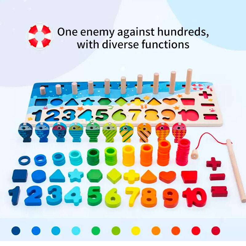 Bloc de pêche magnétique pour enfants