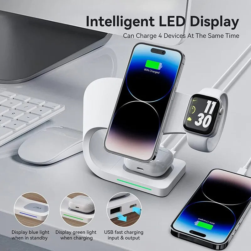 Support de chargeur sans fil magnétique 15W