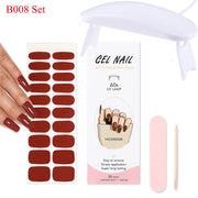 Kit de pose d'ongles en gel avec lampe UV