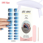 Kit de pose d'ongles en gel avec lampe UV
