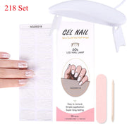 Kit de pose d'ongles en gel avec lampe UV