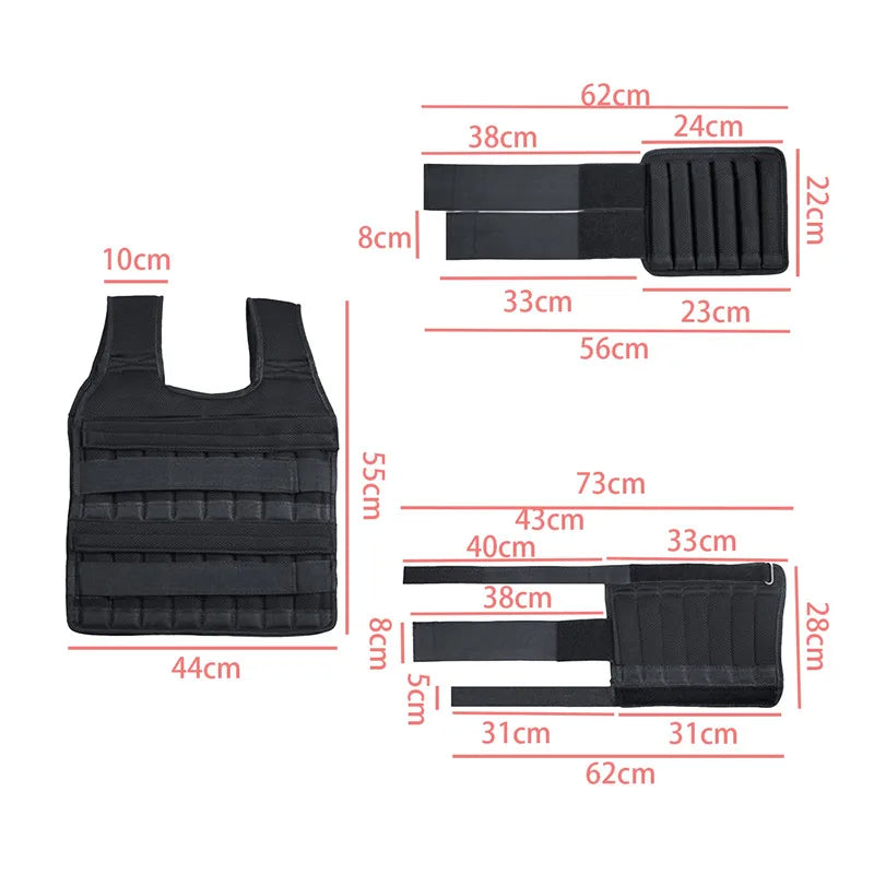 Gilet lesté réglable