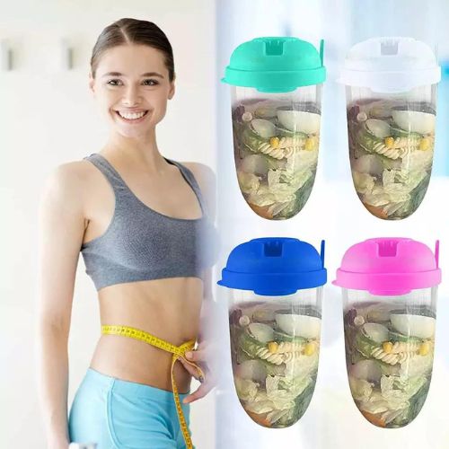 Tasse shaker à salade.