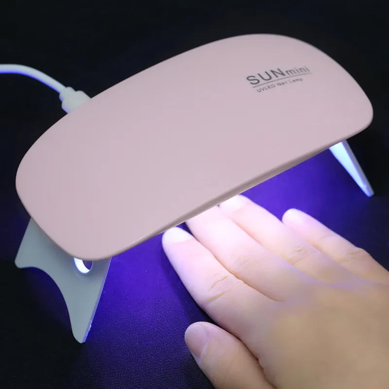 Kit de pose d'ongles en gel avec lampe UV