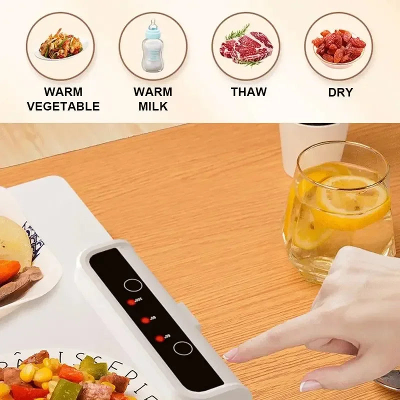 Tapis chauffant pliable pour aliments