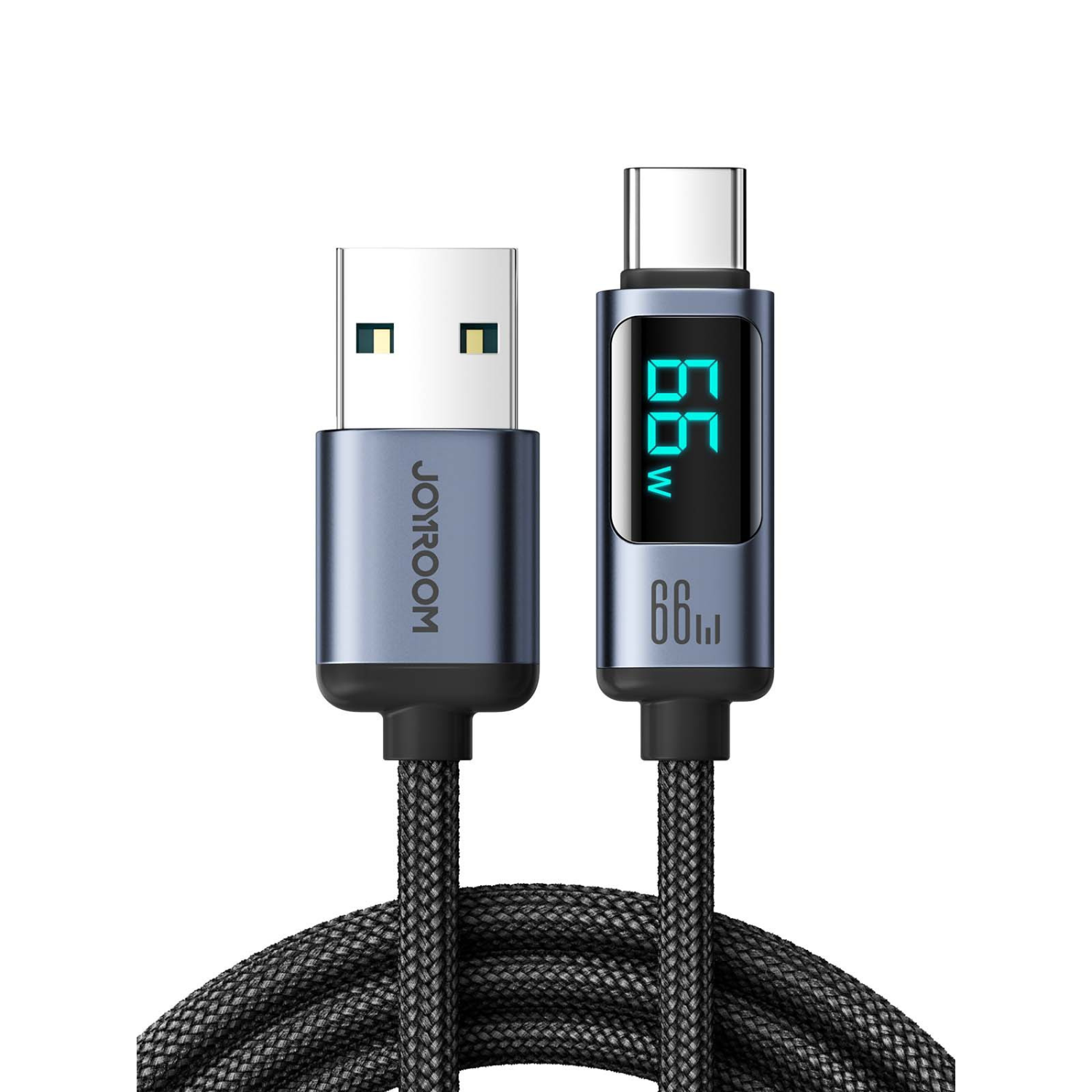 Câble de données USB tressé avec écran