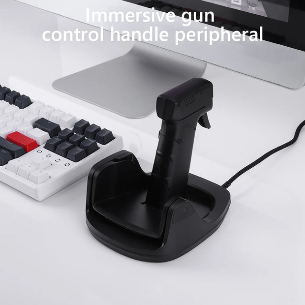 Souris de jeu verticale de style pistolet