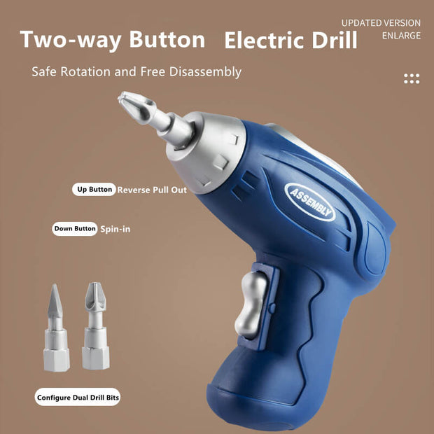 Boîte à outils de réparation pour enfants de 203 pièces, puzzle créatif en mosaïque