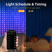 Rideau lumineux à 400 LED