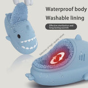 Pantoufles de requin pour l'hiver