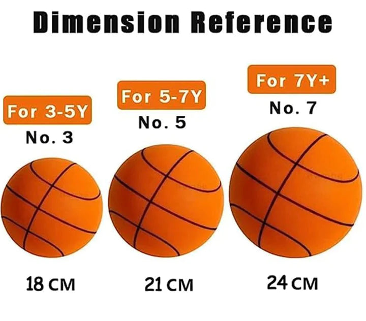 Ballon de basket-ball silencieux en mousse légère