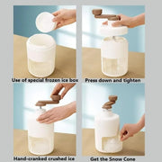 Machine à granité avec broyeur à glace.