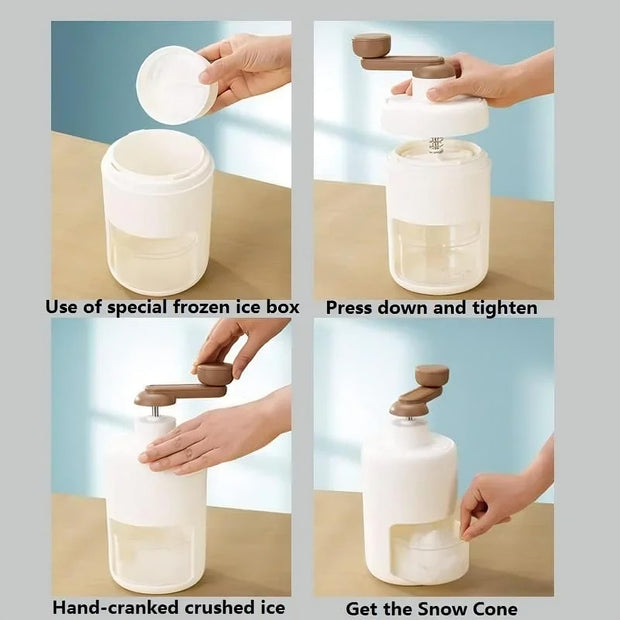 Machine à granité avec broyeur à glace.