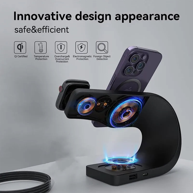 Support de chargeur sans fil magnétique 15W