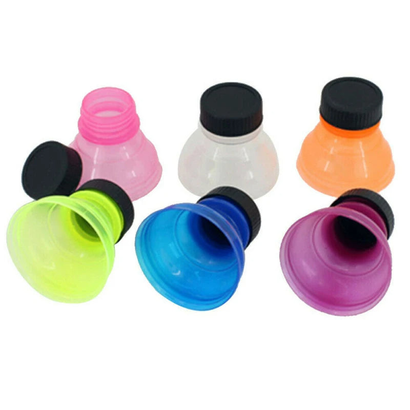 Couvercles de bouteilles de soda.