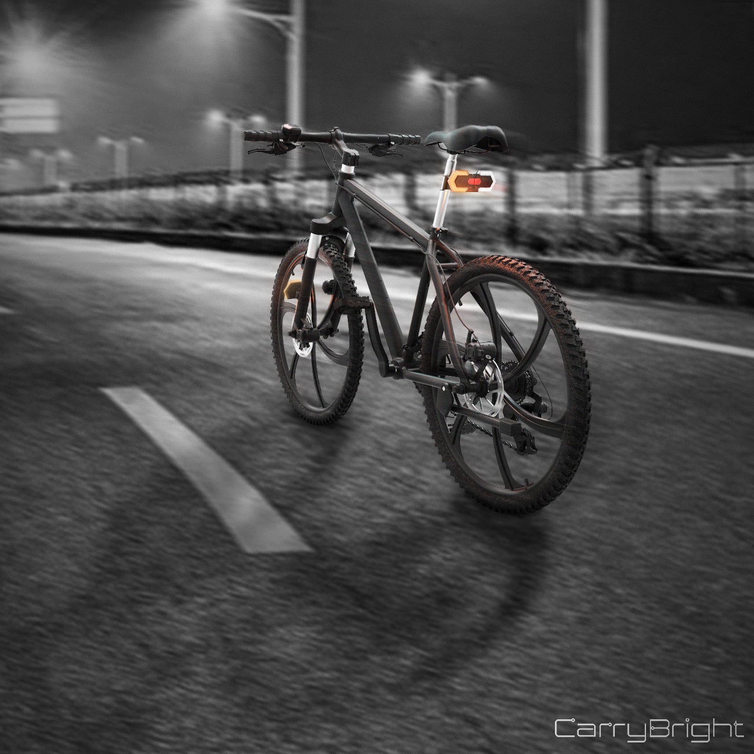 1 jeu de clignotants intelligents pour vélo