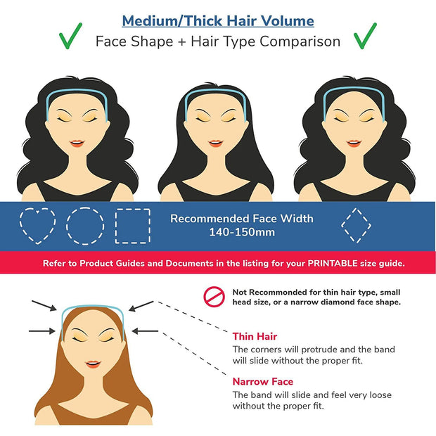 Bandeau de cheveux invisible