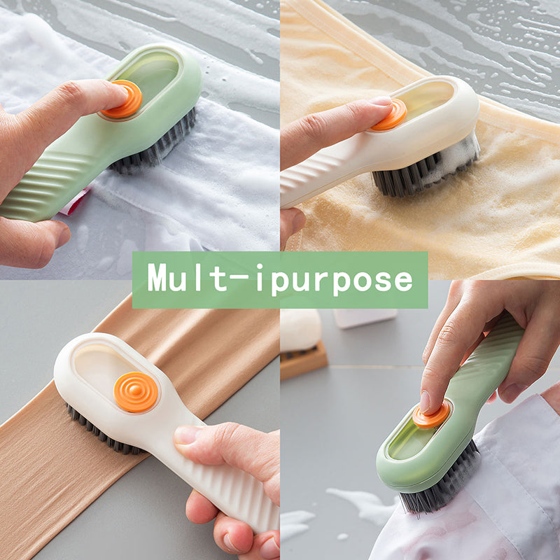 Brosse de nettoyage à poils doux pour la maison avec fonction savon