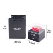 Rose préservée avec collier