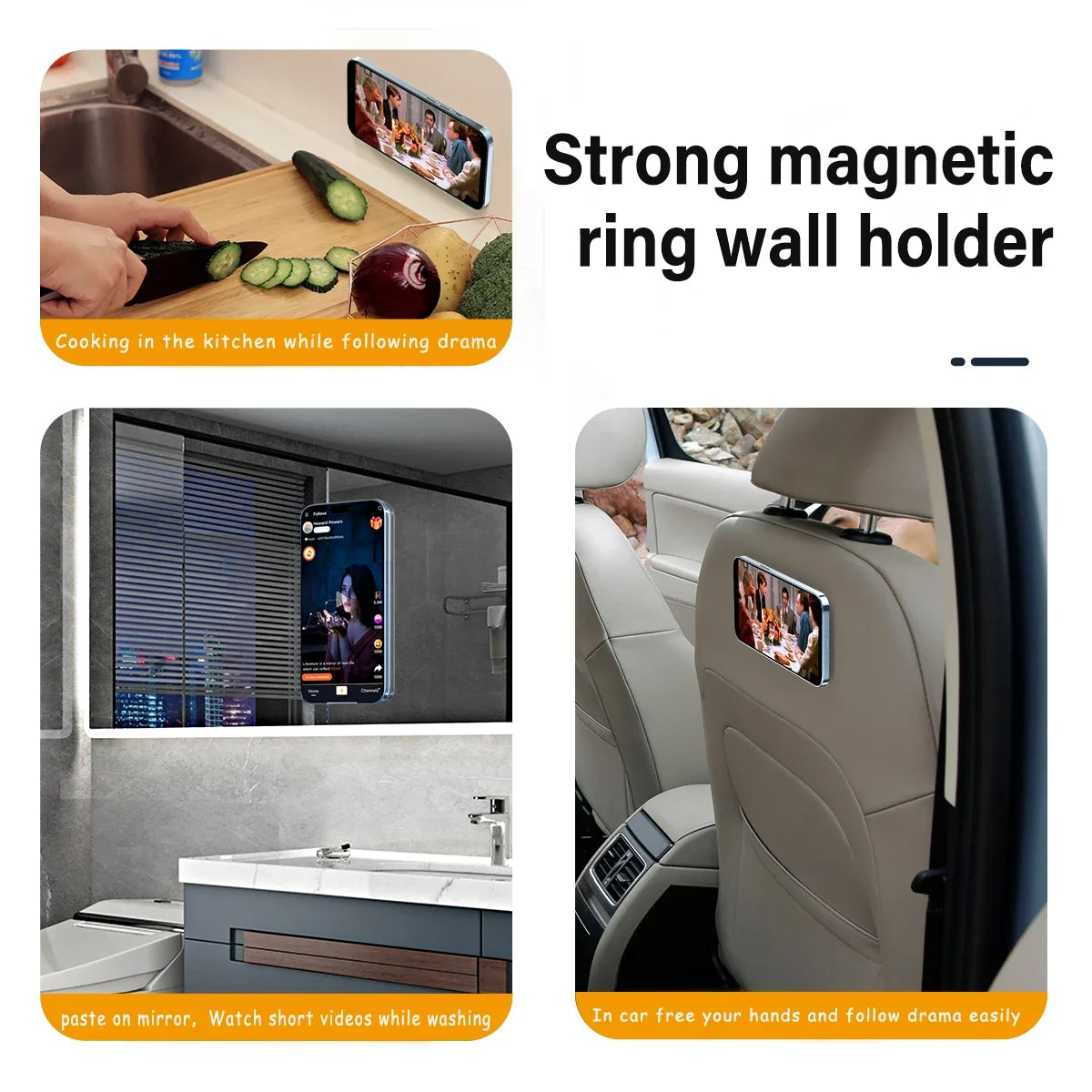 Support magnétique pour iPhone