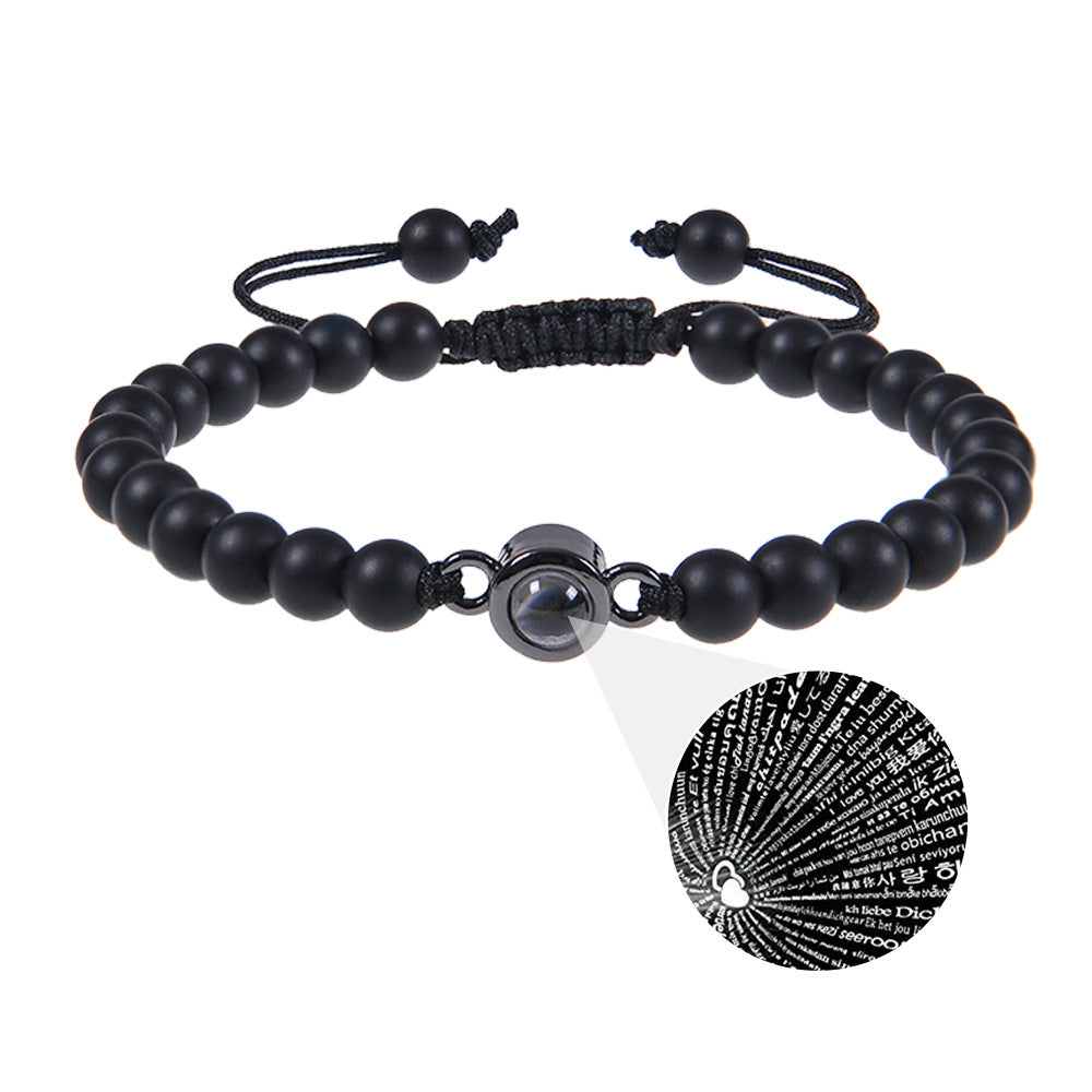 Bracelet Je t'aime en 100 langues