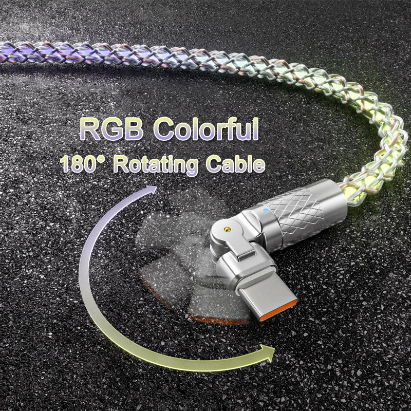 Câble de charge rapide RVB 120 W