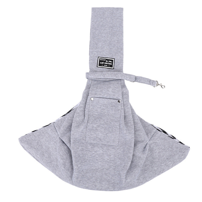 Sac à bandoulière pour animaux de compagnie.