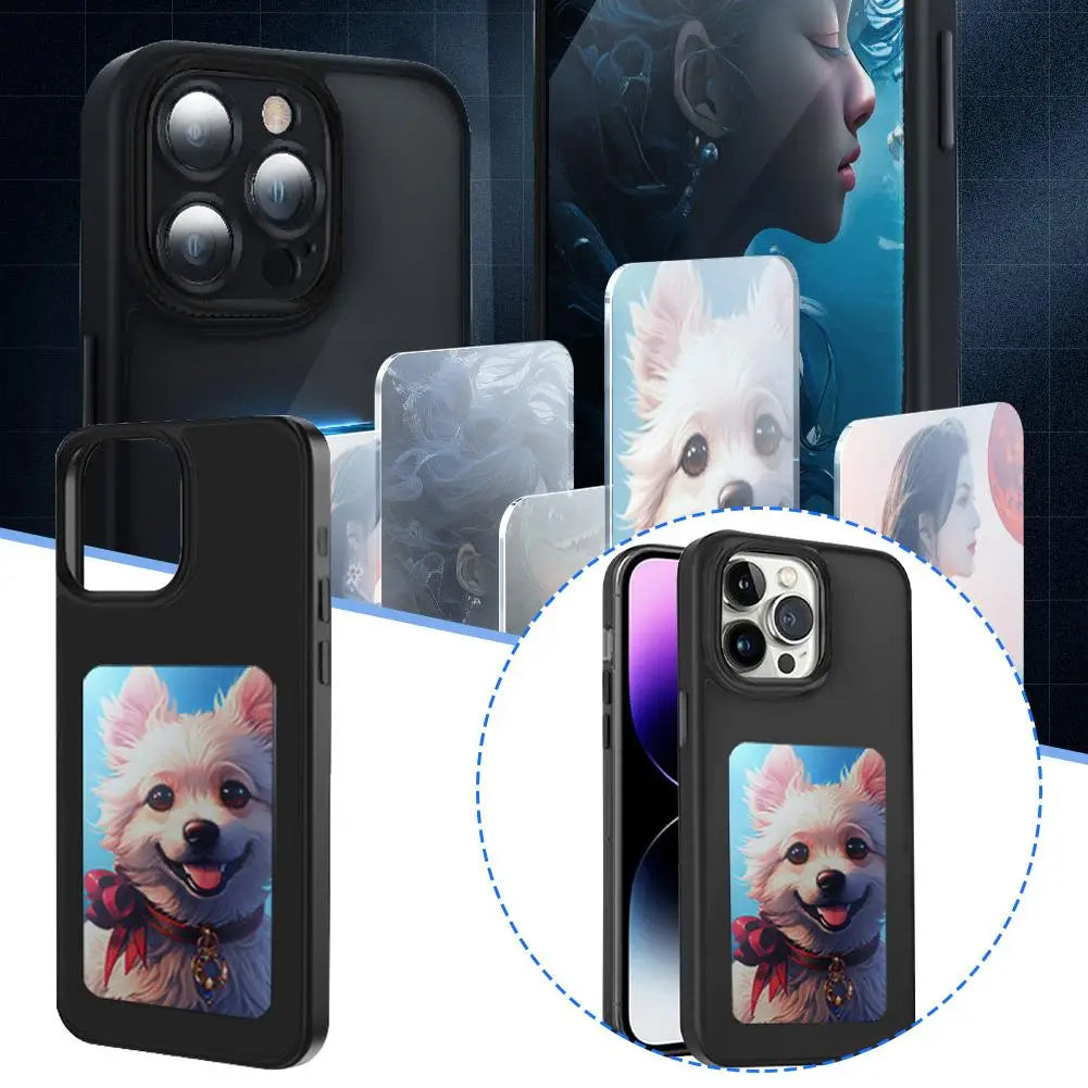 Coque de téléphone DIY E-Ink