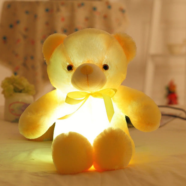 Ours en peluche lumineux