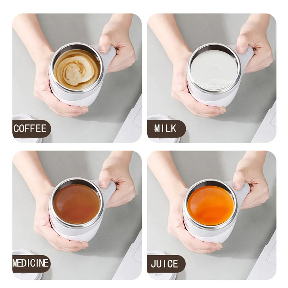 Tasse à agitation automatique
