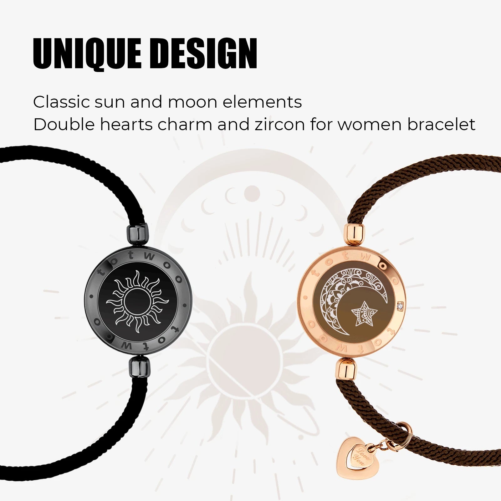 Bracelets Totwoo Love Soleil et Lune