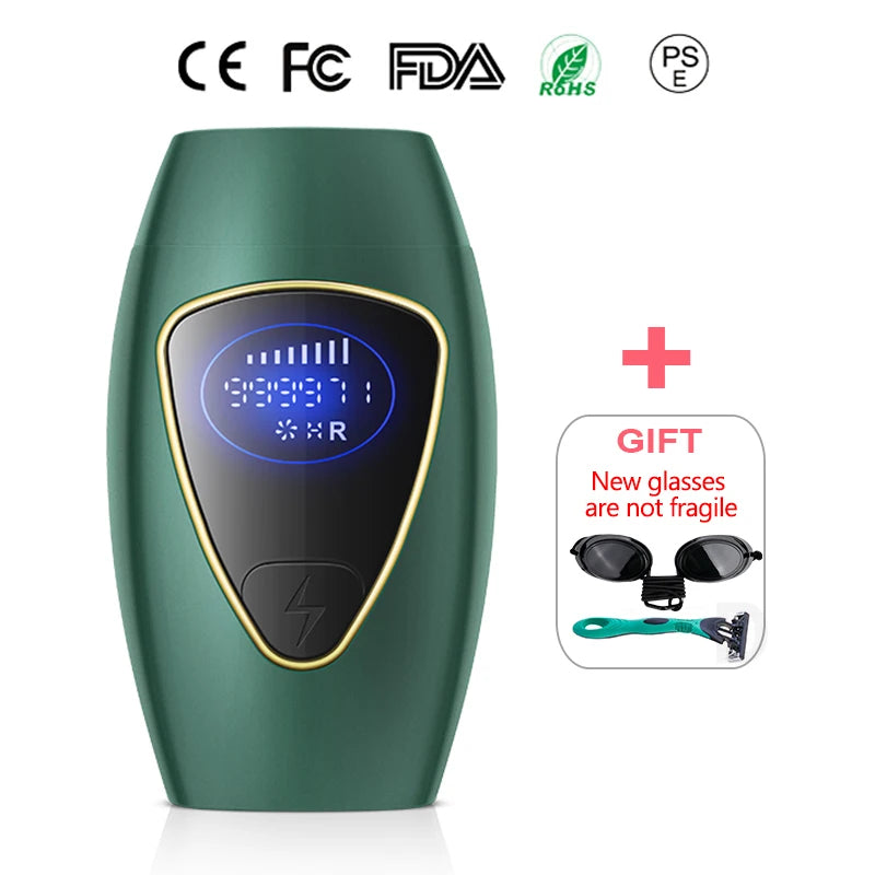 Épilateur laser indolore.     Painless Laser Hair Removel Epilator