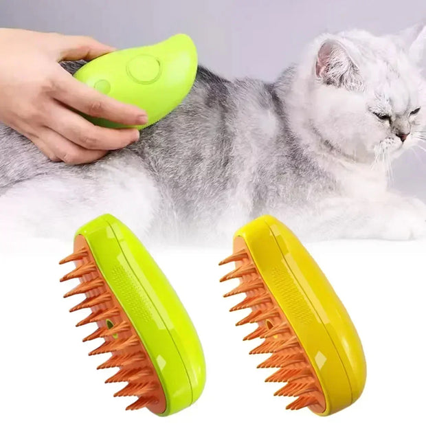 Brosse à vapeur pour chats