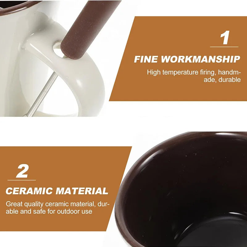 Tasse à fondue.