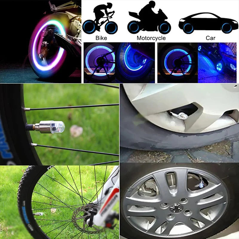 Bouchons de valve de pneu à LED