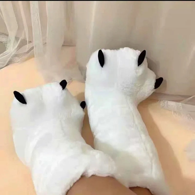 Bottes d'hiver mignonnes à griffes d'ours.