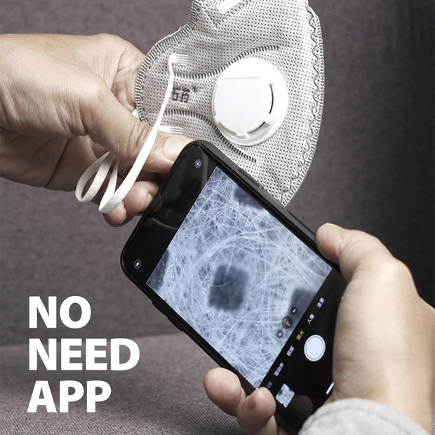 Microscope pour téléphone 400X avec lumière