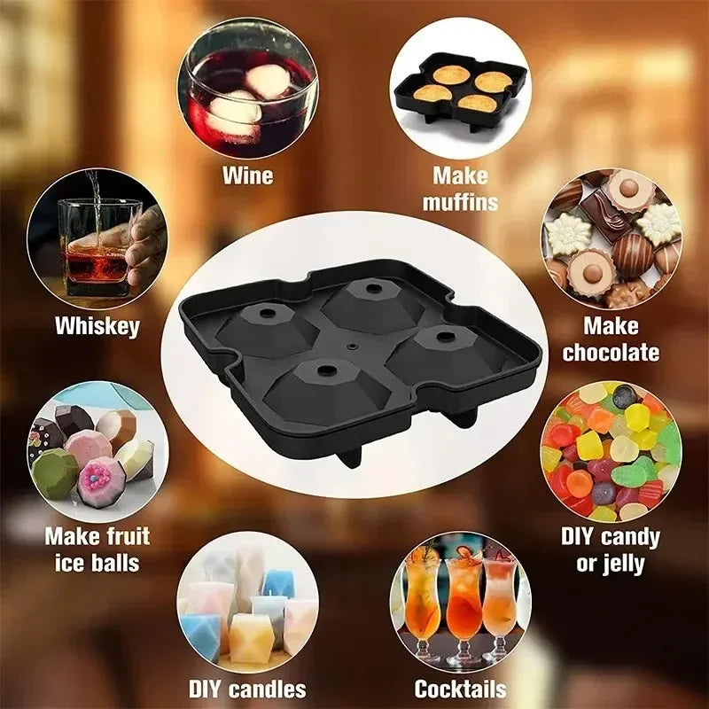 Moule à glaçons en silicone Silicone Ice Ball Mold Tray