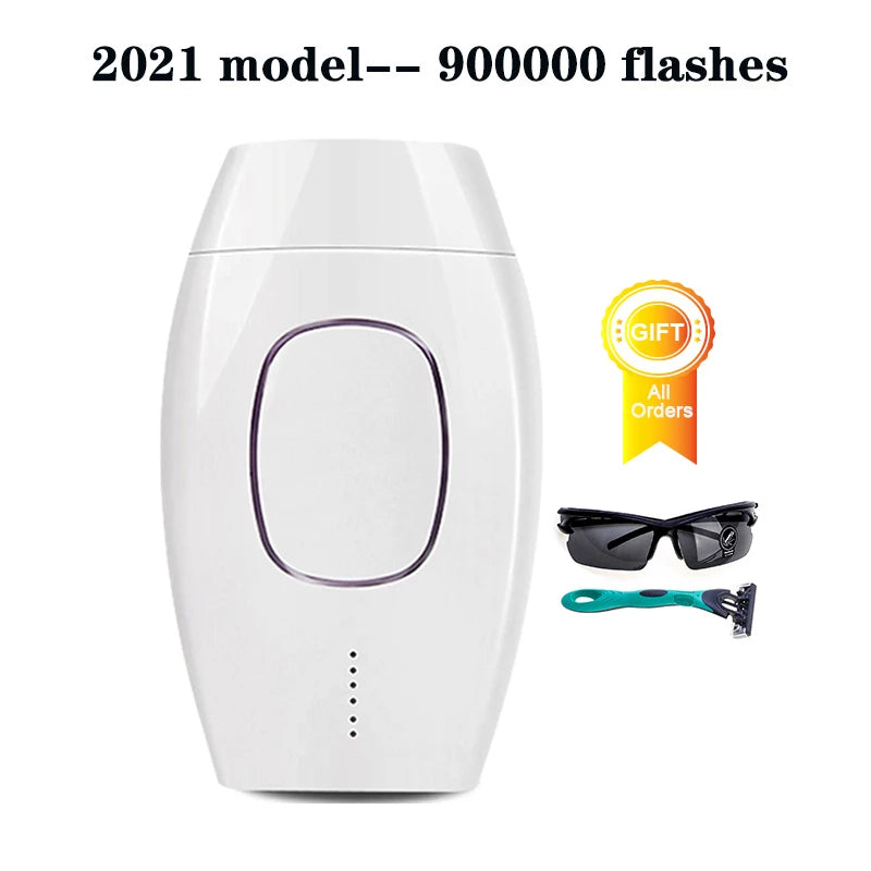 Épilateur laser indolore.     Painless Laser Hair Removel Epilator