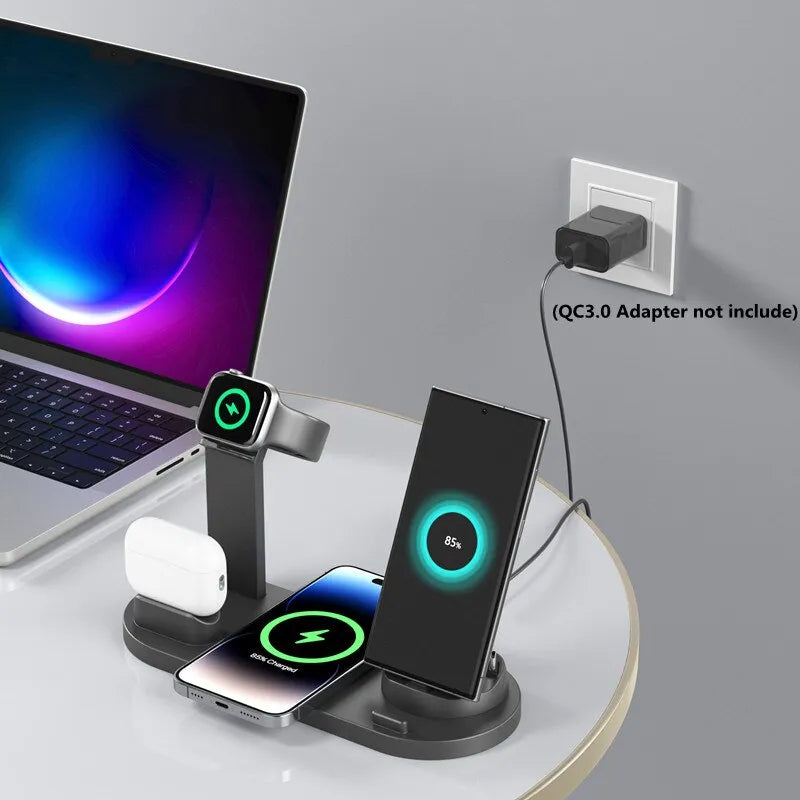 Support de chargeur sans fil 5 en 1 pour iPhone