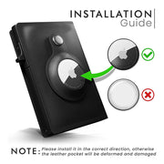 Portefeuille en cuir Smart Air Tag