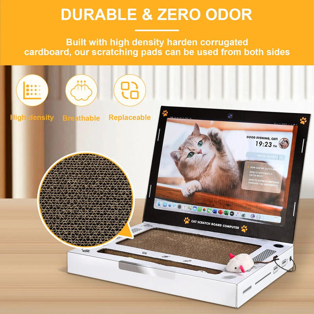 Griffoir pour chat pour ordinateur portable
