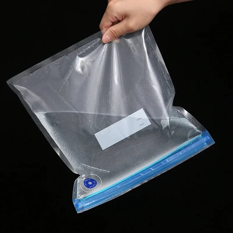 Sacs alimentaires scellés sous vide pour le stockage des aliments