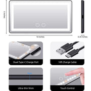 Miroir de maquillage de voiture