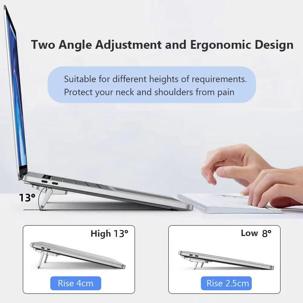 Support pliable pour ordinateur portable