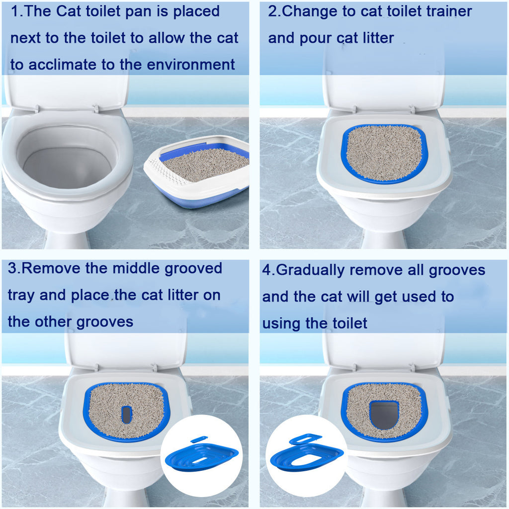 Entraîneur de toilettes pour chats