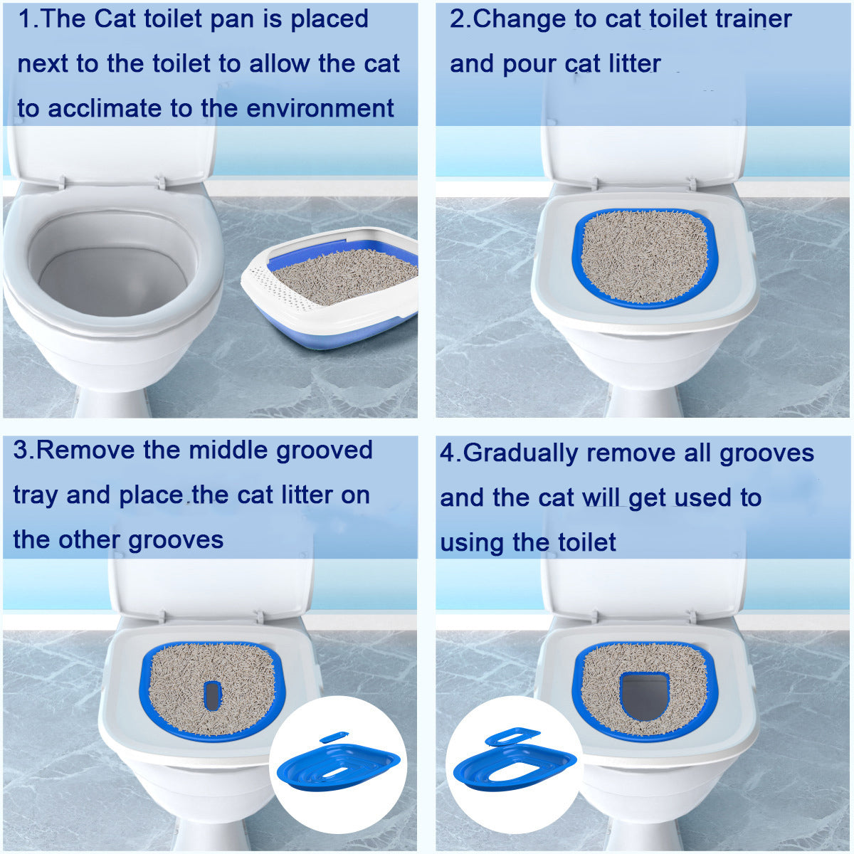 Entraîneur de toilettes pour chats