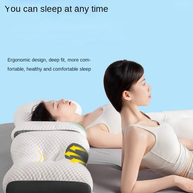 Oreiller cervical super ergonomique pour le sommeil.